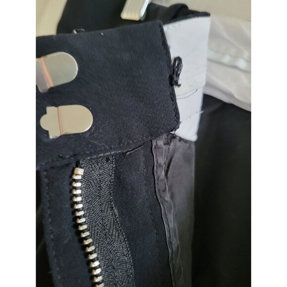 Aritzia Effortless Black Crepe Pants size 16 trousers Pleated wide Quiet luxury - Picture 8 of 12